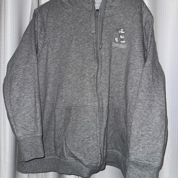 Disney Sweaters - Disney women’s 2x plus full zip hoodie sweater grey. Disneyland